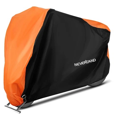 XXXL Black&Orange Motorcycle Cover For Honda Goldwing GL1800 1500 1200 1000 1100 - Image 1 of 4