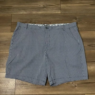 Pantalones Cortos Robert Graham Para Hombre 44 Azul Chino Golf Calce Clásico Foto 1 de 4