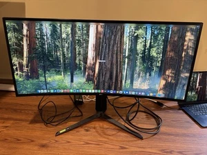 LG 34GN850-B UltraGear 34" IPS LED UltraWide HD FreeSync and G-SYNC Compatible - Picture 1 of 4