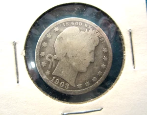 1903 O Barber Quarter GUT - Bild 1 von 3