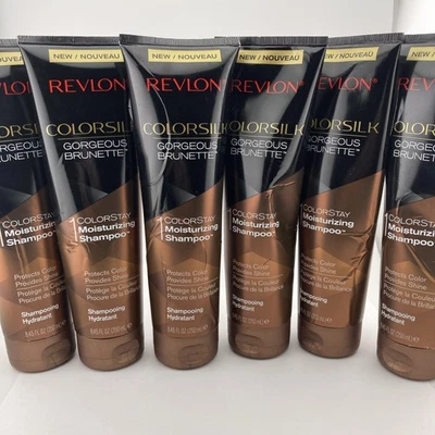 6) Revlon ColorSilk Gorgeous Brunette Moisturizing Shampoo DISCONTINUED - Image 1 of 4