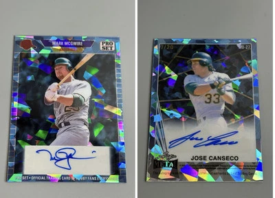 2024 Leaf Collective /20 Dual Auto MU-27 Mark McGwire Jose Canseco Bash Brothers - Image 1 of 3