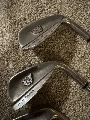 Juego de palos de golf vintage Lynx Master Model hierro 3,4,6,8,9 diestro usados Foto 1 de 4
