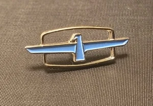 Vintage Ford Thunderbird Hood Ornament Lapel Pin Tie Tack Grille NOS Rare - Picture 1 of 7