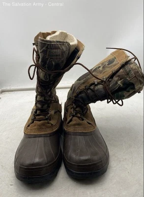 Sorel 男式多色迷彩系带中筒狩猎靴 11 码 — 第 1/4 张图片
