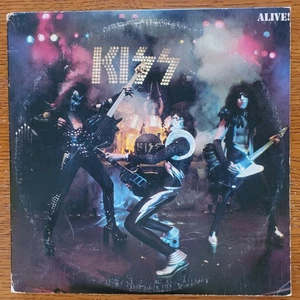 KISS Alive 1975 2LP 1st US Press BLUE BOGART NBLP 7020 VG/VG+ CLEAN VINYL ORIG - Picture 1 of 14