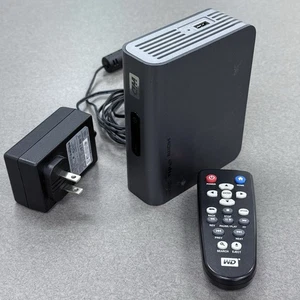 WD TV Live Streaming Media Player– Power And Remote - WDAAN0000NBK - Picture 1 of 10