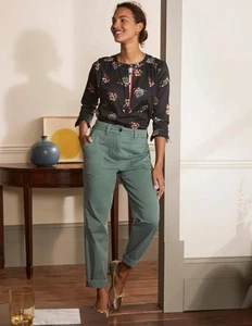 BODEN Casual chino pants Heather R0012 SIZE UK 6L BRAND NEW - Picture 1 of 5