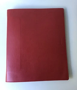 Filofax Organiser Diary Finsbury Red A5 Notes Business Cards To Dos Ruler New - Bild 1 von 15