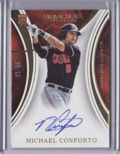 2016 Immaculate Collegiate Autograph #27 Michael Conforto 22/99 Auto - Flat S/H