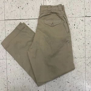 Vintage US Military Army Chino Hose Knopf 50er Jahre Koreakrieg Khaki 27/28,5 - Bild 1 von 11