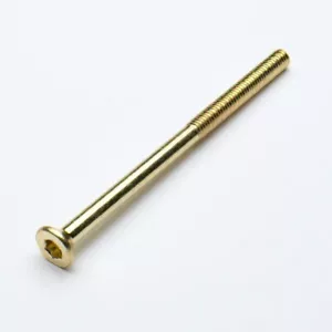 New 2 X Furniture Connector Bolts Allen Headed Yellow Zinc Plated M6 X 150mm - O - Picture 1 of 1