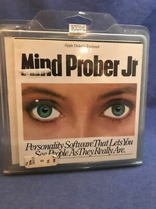 1986 Apple II Computer MIND PROBER JR Personality Test Software Human Edge RARE - Picture 1 of 10