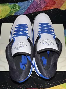 JORDAN 2 retro Low Women’s Size 8.5/mens 7 White, Varsity Royal, & Black - Picture 1 of 9