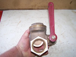 KRAN NOS 2" Dampfmaschine DROSSELKLAPPEN Kraftstoff Hit Miss Traktor Magneto Motor - Bild 1 von 15