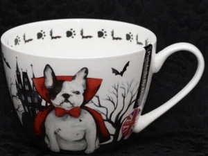 PORTOBELLO by DESIGN HALLOWEEN COUNT DOGULA Porzellan Jumbo Tasse  - Bild 1 von 4