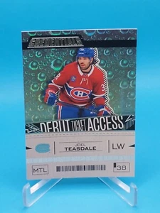 Joel Teasdale 2023-24 UD Credentials #114 Debut Ticket Access /999 - Picture 1 of 2