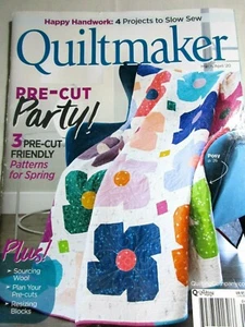 Quiltmaker Magazine March April '20 Pre-Cut Patterns Sourcing Wool Resizing - Picture 1 of 2