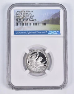 2017-S Silver PF70 ANT George Rogers Clark Quarter Limited Edition NGC - Picture 1 of 5
