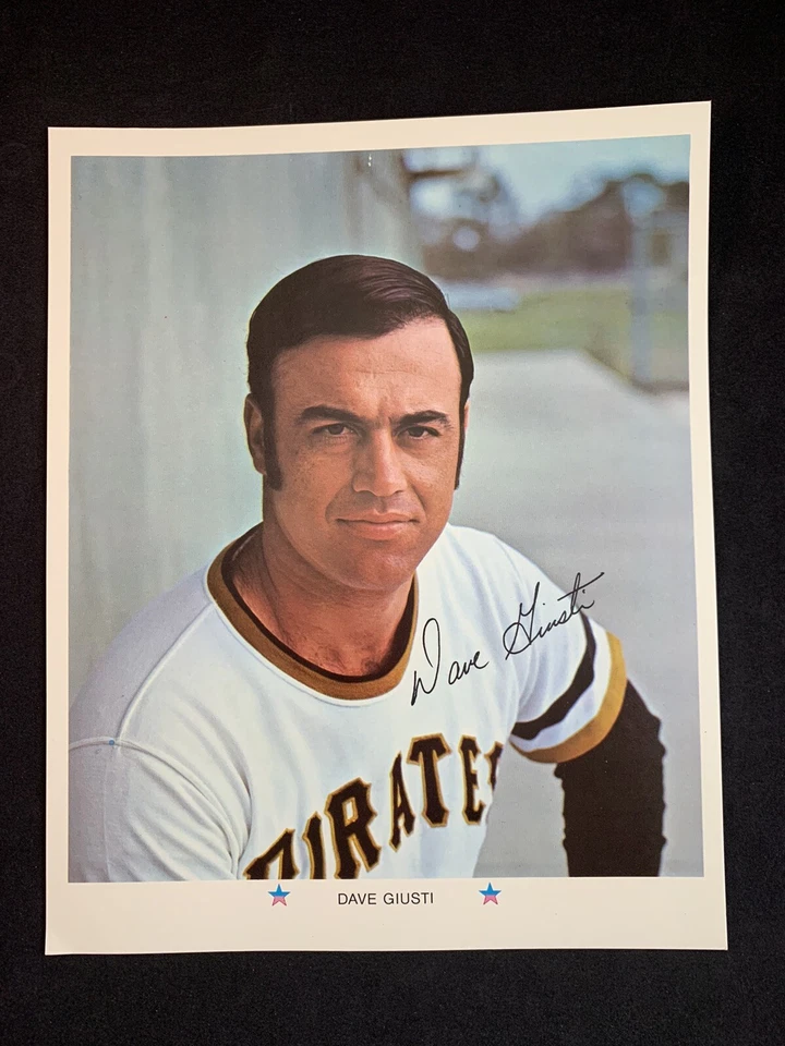 Vintage 1971 Pittsburgh Pirates Dave Giusti Pre-Print Autographed 8x10 Photo - Image 1 of 2
