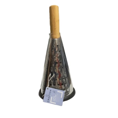 Crofton Cone Grater Cheese Vegetables Wood Handle Stainless Steel 3 Sizes - Изображение 1 из 4