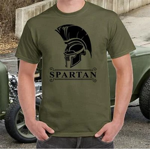 SPARTAN MILITARY T-SHIRT T SHIRT CLOTHING APPAREL ARMY SPECIAL FORCES TSHIRT - Picture 1 of 8