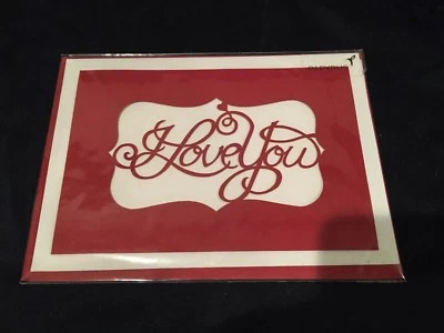 Papyrus VALENTINE'S DAY Greeting Card: Carved Love You - Image 1 of 2