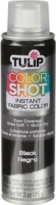 Tulip ColorShot Instant Fabric Color 3oz dyeing desing Spray Paint Black - Picture 1 of 2