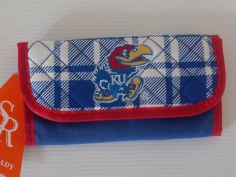 KANSAS UNIVERSITY JAYHAWKS WALLET NEW WITH TAGS NCAA Cover