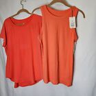 All in Motion NWT A new Day Orange Tank and Shirt Lot Orange XL and XXL