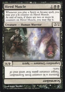 4X HIRED MUSCLE BLACK BETRAYERS OF KAMIGAWA MTG MAGIC NM X4 (yourdeckbuilder) - Picture 1 of 1