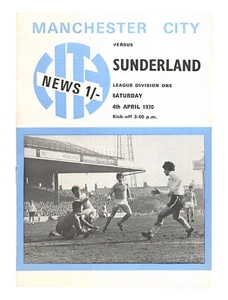 Manchester City v  Sunderland 1969-1970 Division One 04/04/1970 - Picture 1 of 2