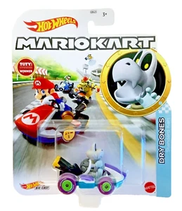 Mattel Hot Wheels Nintendo Super Mario Kart 1:64 DRY BONE Standard Kart Diecast - Imagen 1 de 3