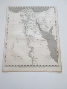 1806 CADELL AND DAVIES ATLAS MAP, "EGYPT" - Picture 1 of 3