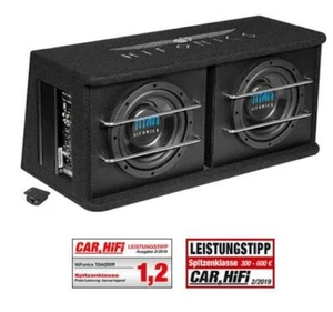 HIFONICS TDA200 R Dual Aktiv Bassreflex Gehäuse-Sub 8" 20 cm Leistung 300W NEU - Bild 1 von 5