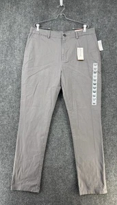 NEW Old Navy Men’s 36X34 Gray Ultimate Athletic Chino Pants Built In Flex Tech - Picture 1 of 19