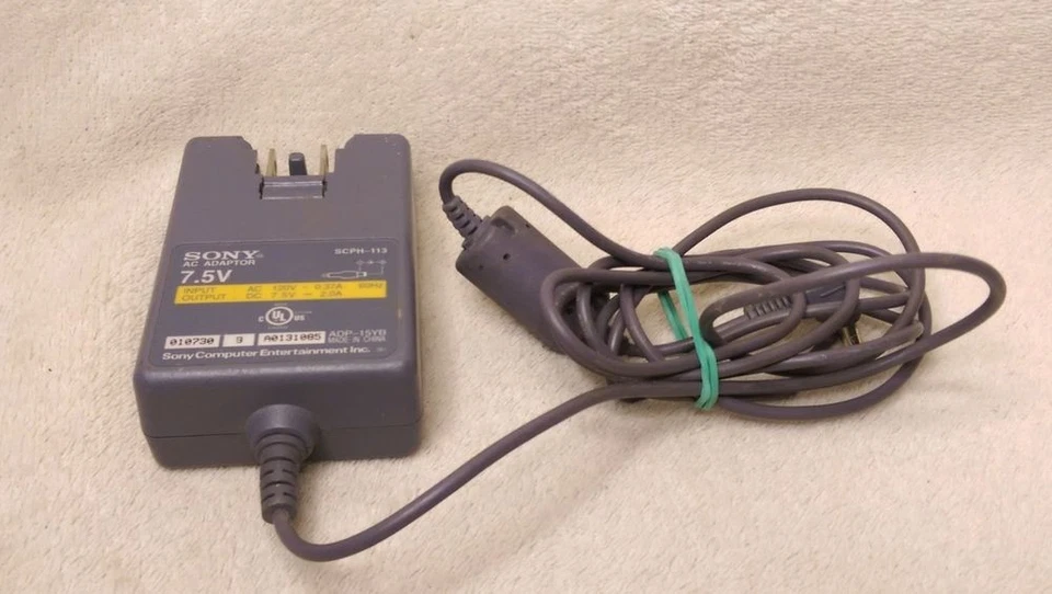 Adaptador de CA Sony OEM 7.5V 2.0A SCPH-113 Adaptador PlayStation PS One Psone 6Z Foto 1 de 4