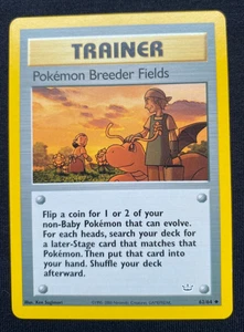 Pokemon TCG Pokemon Breeder Fields Neo Revelation 62/64 Regular LP - Picture 1 of 2