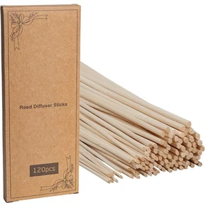 - US 120 STCK. Schilf Diffusor Stäbe, 10 Zoll natürliche Rattan Holz Stäbe, essentielle... - Bild 1 von 5