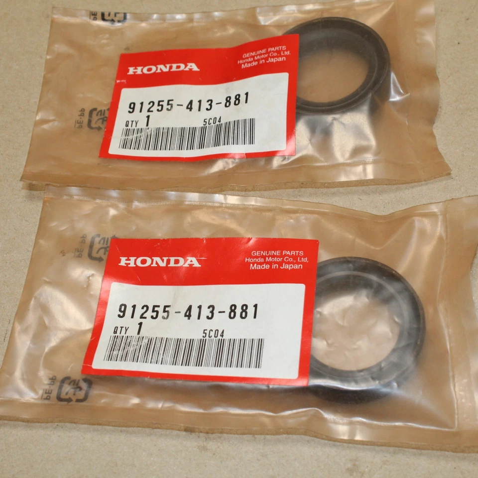 2 JOINTS SPI FOURCHE CBN 250 400 / CX 500 CMT 400 HONDA Diam 33 mm 91255-413-881 - Photo 1/1