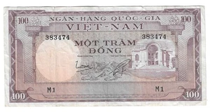 Currency Selection from Viet Nam, 100 Dong - Picture 1 of 2