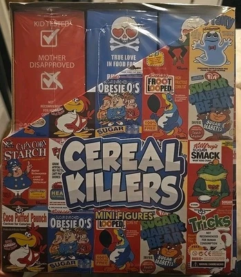Sealed Cereal Killers Case Ron English Popaganda 12 3" Vinyl Figures PopLife - Image 1 of 4