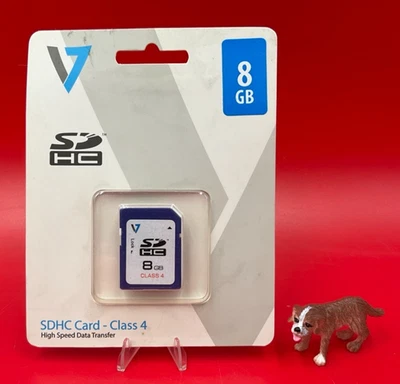 V7 8GB Secure Digital Card VASDH8GCL4R-1N ✨🔥✨BRAND NEW!! FACTORY SEALED!!✨🔥✨ - Image 1 of 3