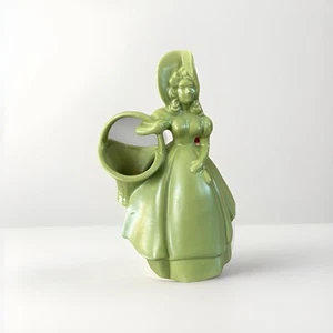 Haeger Pottery Girl 3318 Woman Basket Southern Belle Figurine/Planter Art - Picture 1 of 6