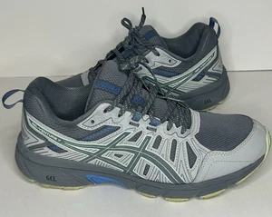Asics Gel-Venture 7 Running Shoes, Gray Sheet Rock/Ice Mint, Women's 10 - Picture 1 of 12