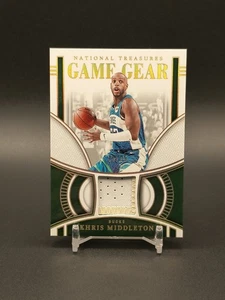 2023-24 National Treasures Khris Middleton Game Gear Game Used Patch /25 Bucks - Bild 1 von 2