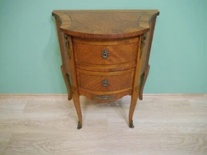 Biedermeier Kommode Rosenholz, Palisander mit Bronze Beschlägen um 1900 - Bild 1 von 17