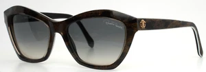 Gafas de sol ROBERTO CAVALLI Alamak 796S 05B negras oliva para mujer ojo de gato 57-17-140 - Imagen 1 de 15