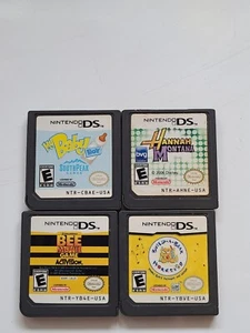 Lot Of 4 Nintendo DS Games, Hannah, B Movie, Baby Boy, Build A Bear - Picture 1 of 18