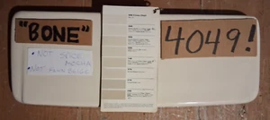 Ding. BONE COLOR! SEE PICS 21 x 8.25 American Standard F4049 toilet tank lid top - Picture 1 of 5